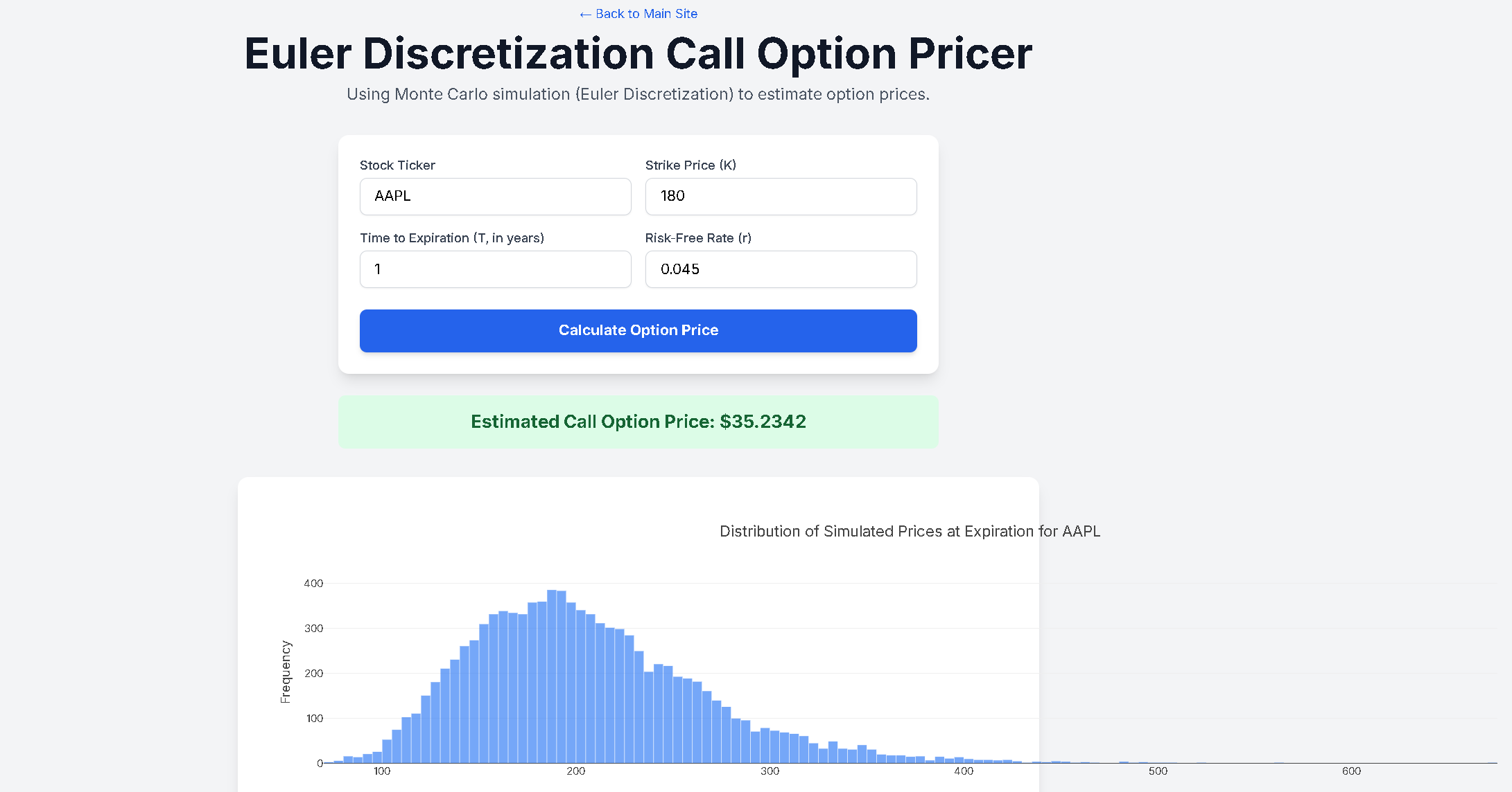 Euler Discretization UI